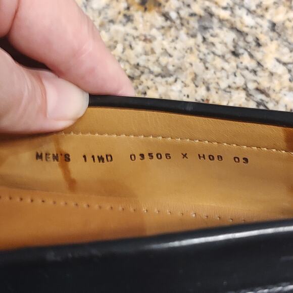 Cole Haan Men's Black Leather Tassel Loafers Size 11.5 D Item ID 03506 - Picture 12 of 12